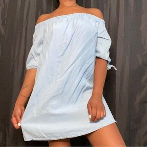 Off the shoulders Linen dress